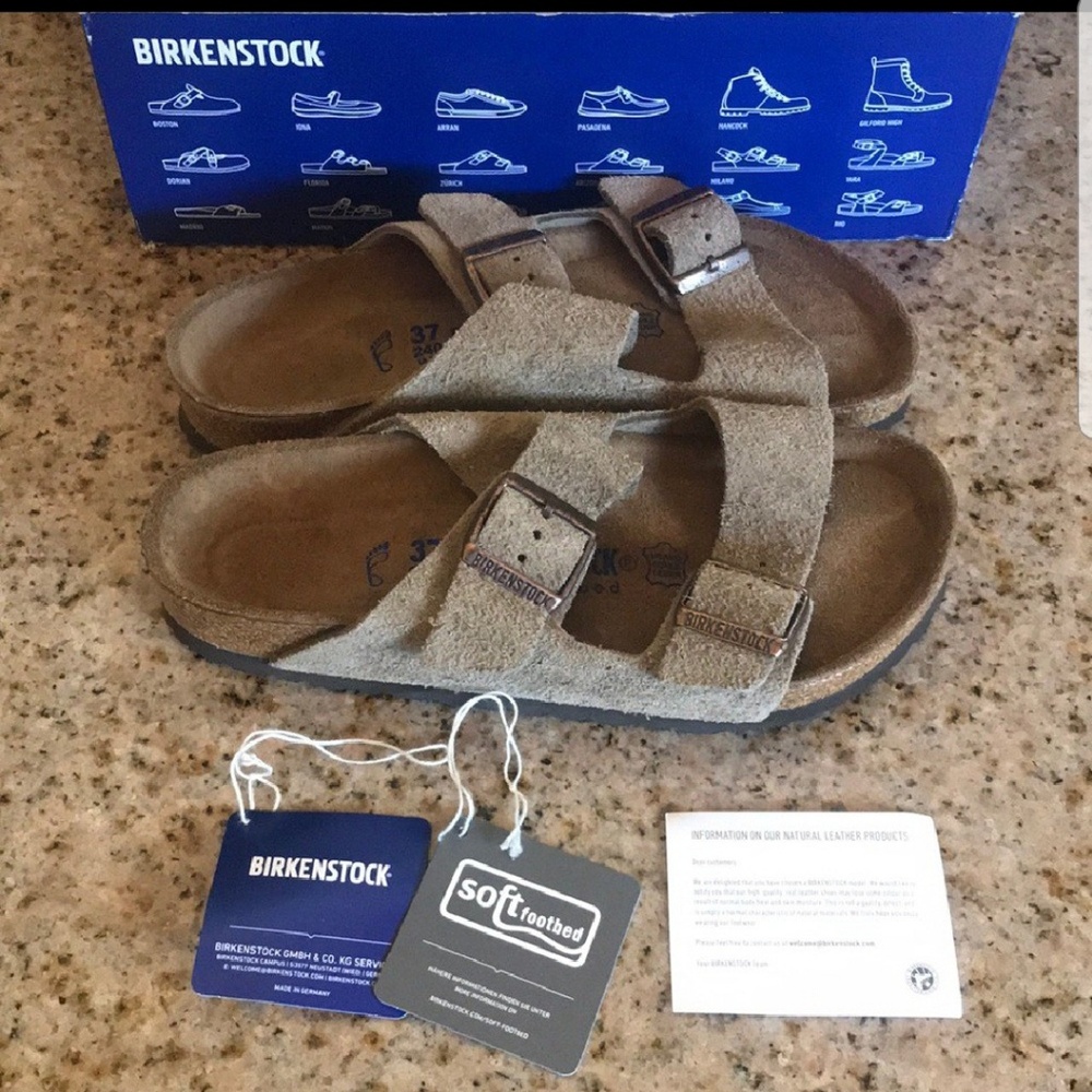 💥SOLD💥NWB Birkenstock Arizona Soft Bed 37 - Picture 2 of 7